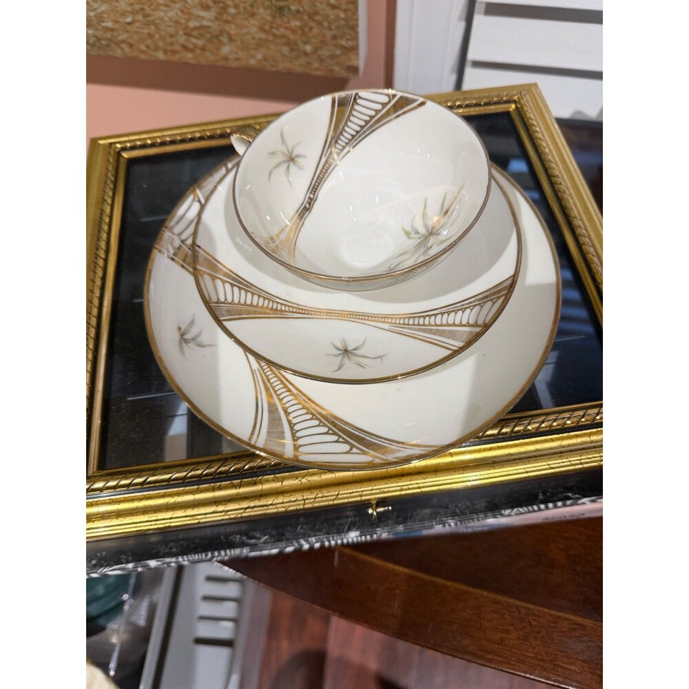 Vintage MCM Winterling Rösla Trio Cup Saucer Set